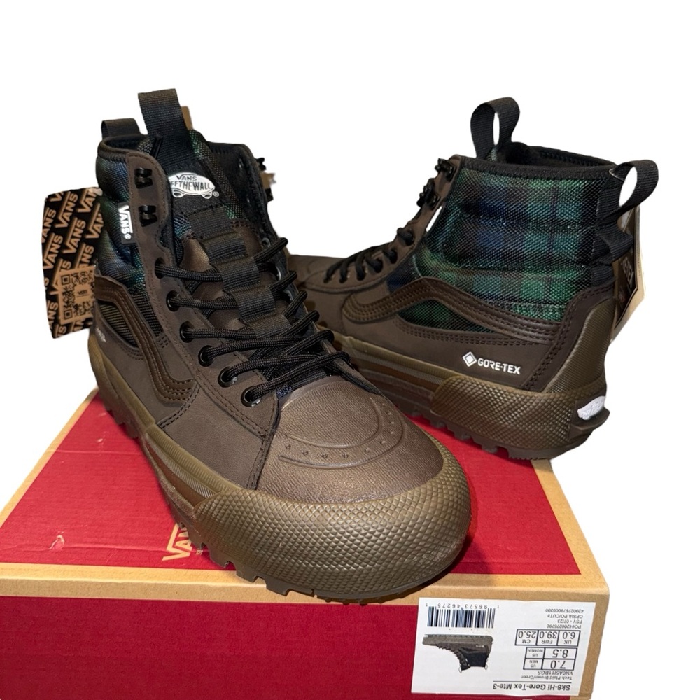 Vans Sk8-Hi Gore-Tex MTE-3 (Tech Plaid Brown/Green)